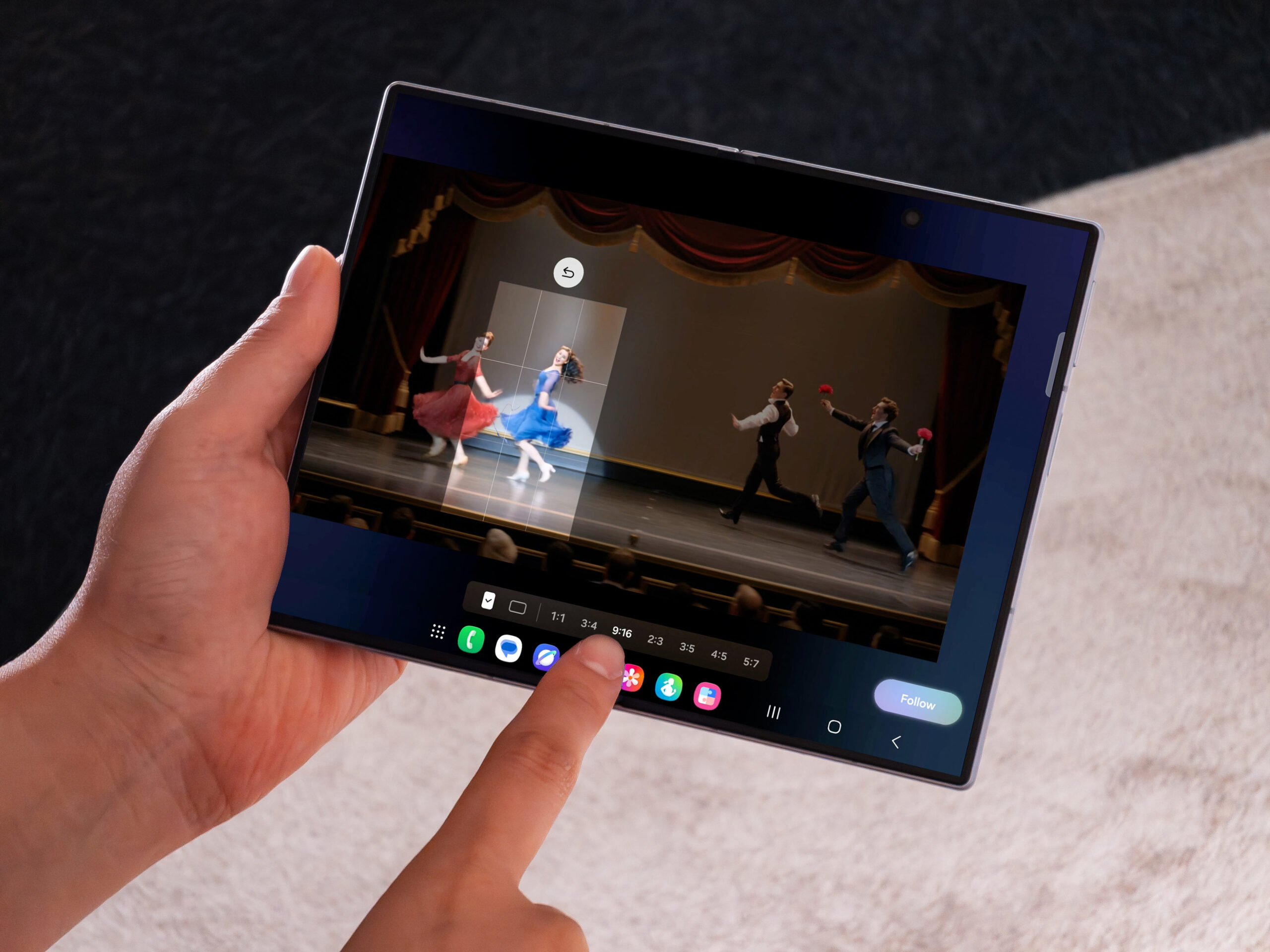 手指点点就能自动跟拍！Samsung Galaxy Z Fold8 系列+My FanCam拍视自动追踪和调整构图！