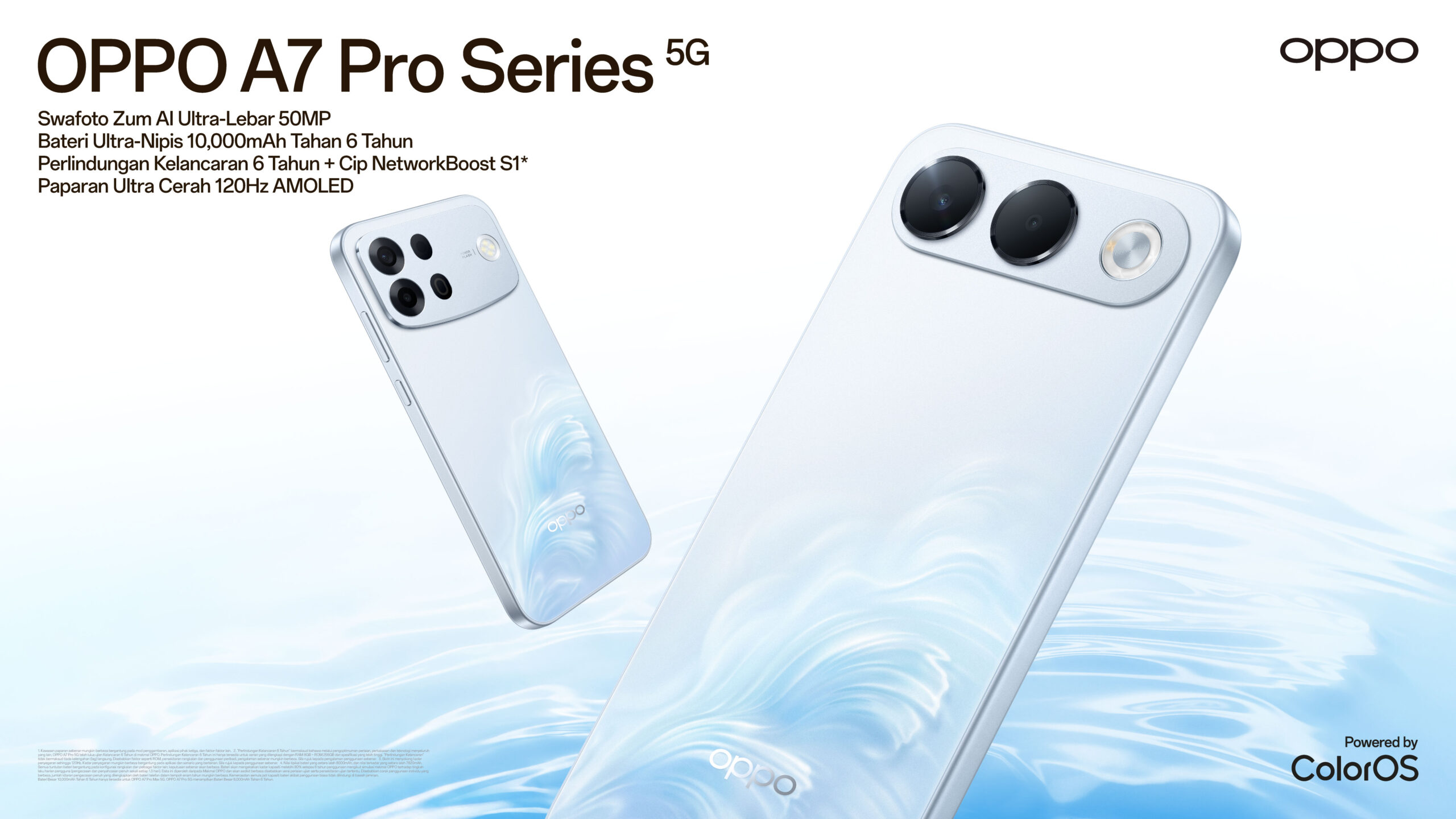 OPPO A7 Pro系列大马登场:最大10,000mAh电池+80W SUPERVOOC充电、支持50MP超广角AI自拍等! 2 Key Visual A70 Pro Series scaled