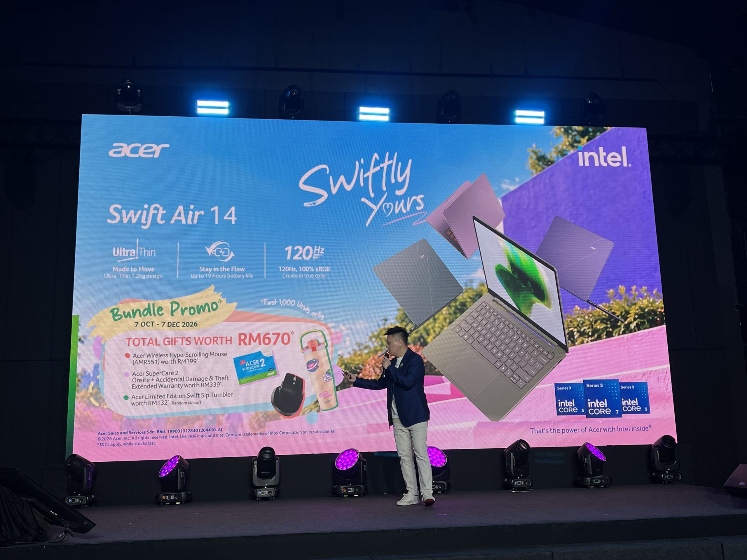 Acer Swift Air 14大马开卖:四款配色、1.19kg机身、120Hz屏幕、19小时续航,售RM2,999起! 7 IMG 5543 scaled