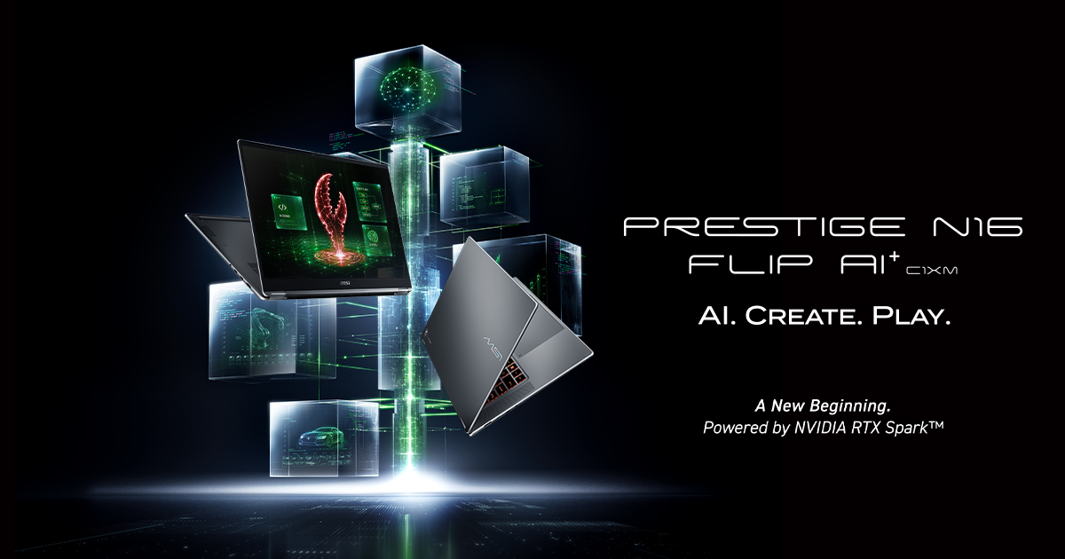 要价2万令吉!MSI Prestige N16 Flip AI+ 亮相:NVIDIA RTX Spark端侧运行100B AI,最高 128GB RAM 7 Other KV